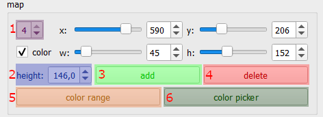 maps section in recognition tab