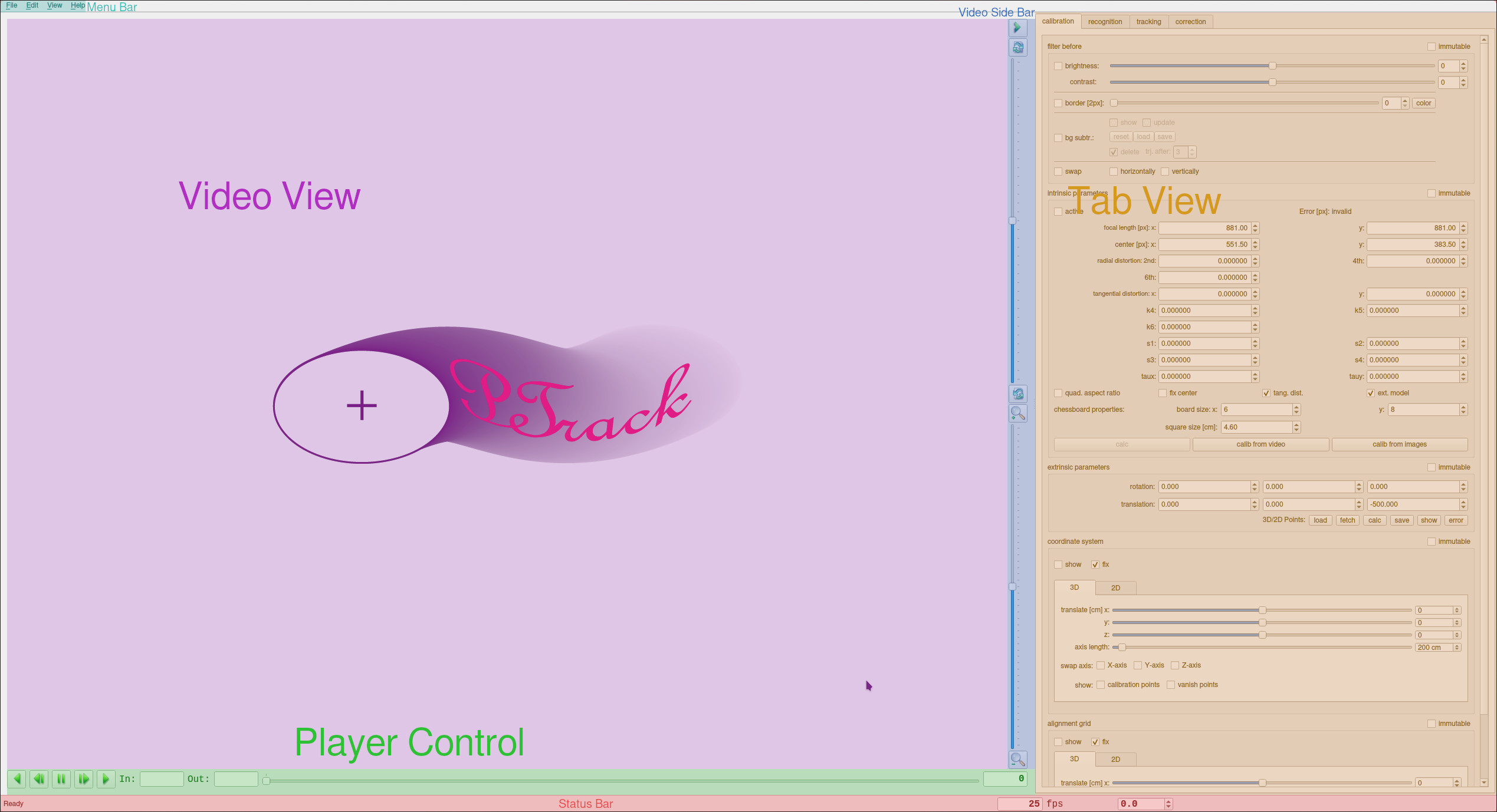 annotated user interface