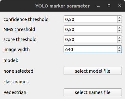 machine learning parameter window